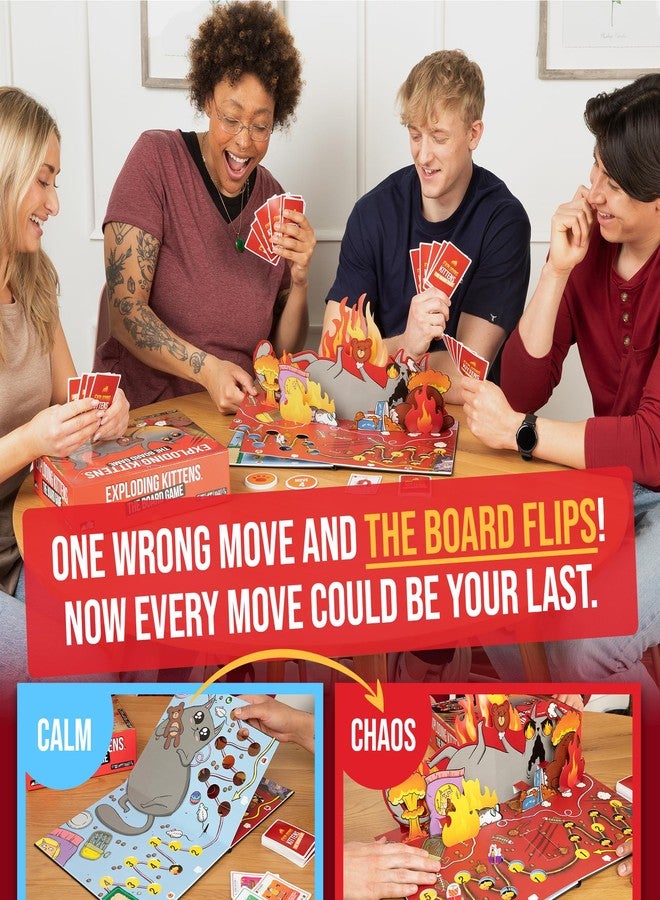 Exploding Kittens: The Board Game - The Action Packed Party Game to Celebrate 10th Birthday - 2-6 Players Aged 7+ - Great for Adults, Teens, Collectors, Kids - Image 4